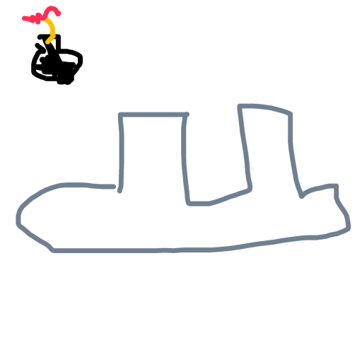 Battleship drawing by berry