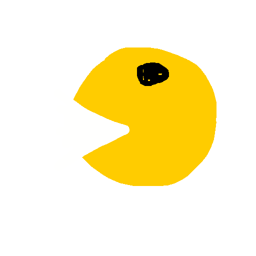 Pac-Man drawing by fifi