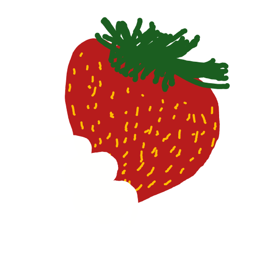 Strawberry drawing by ismael