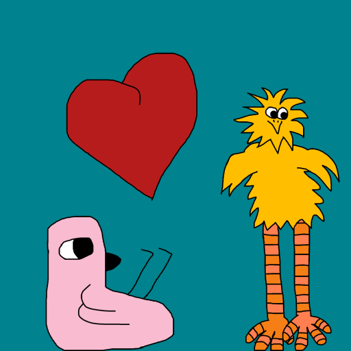 Lovebird drawing by krissywissy