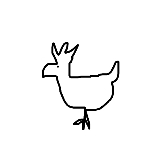 Chicken drawing by pikapikachuu