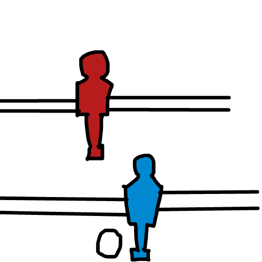 Foosball drawing by sea-omega-pro