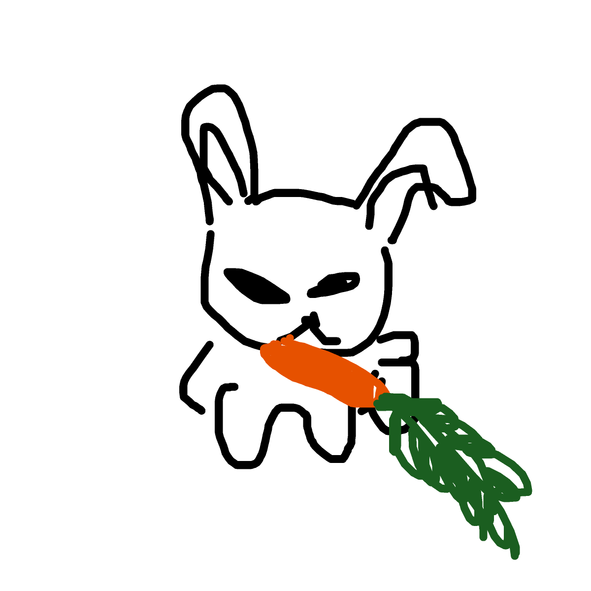Bunny drawing by cecedessinepas