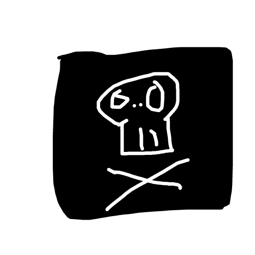 Pirate drawing by juice