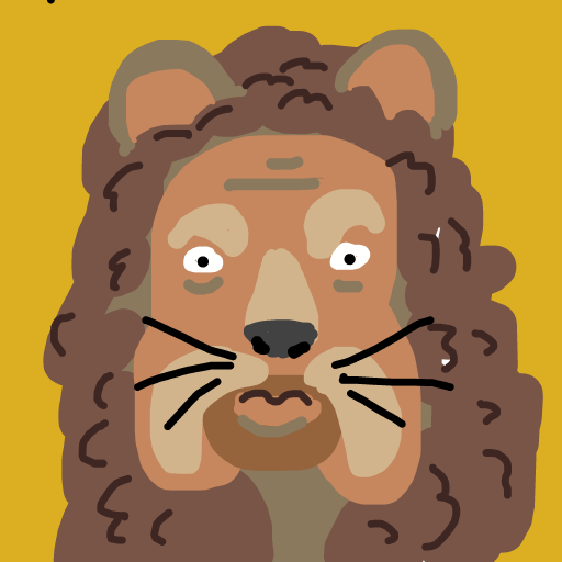 Lion drawing by knoxy