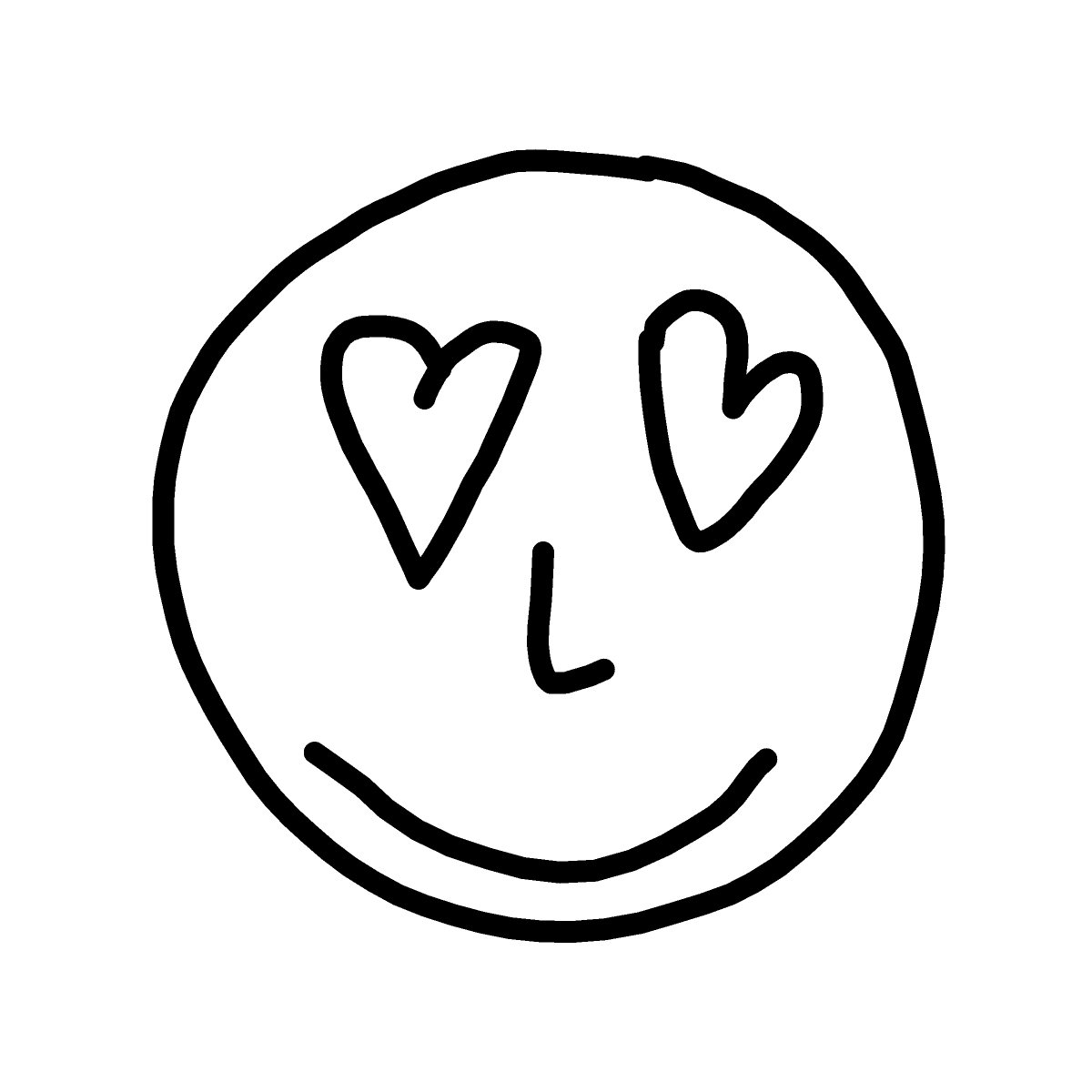 Heart Eyes drawing by sonic-bold-major