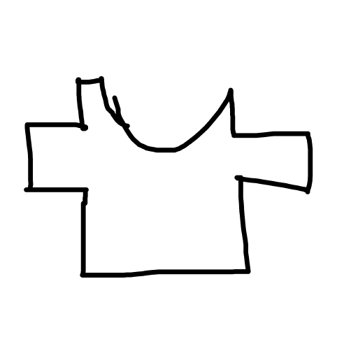 Shirt drawing by kurtie