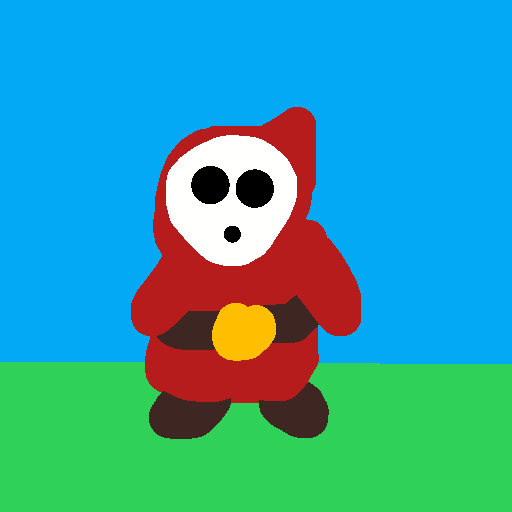 Shy Guy drawing by jashezilla