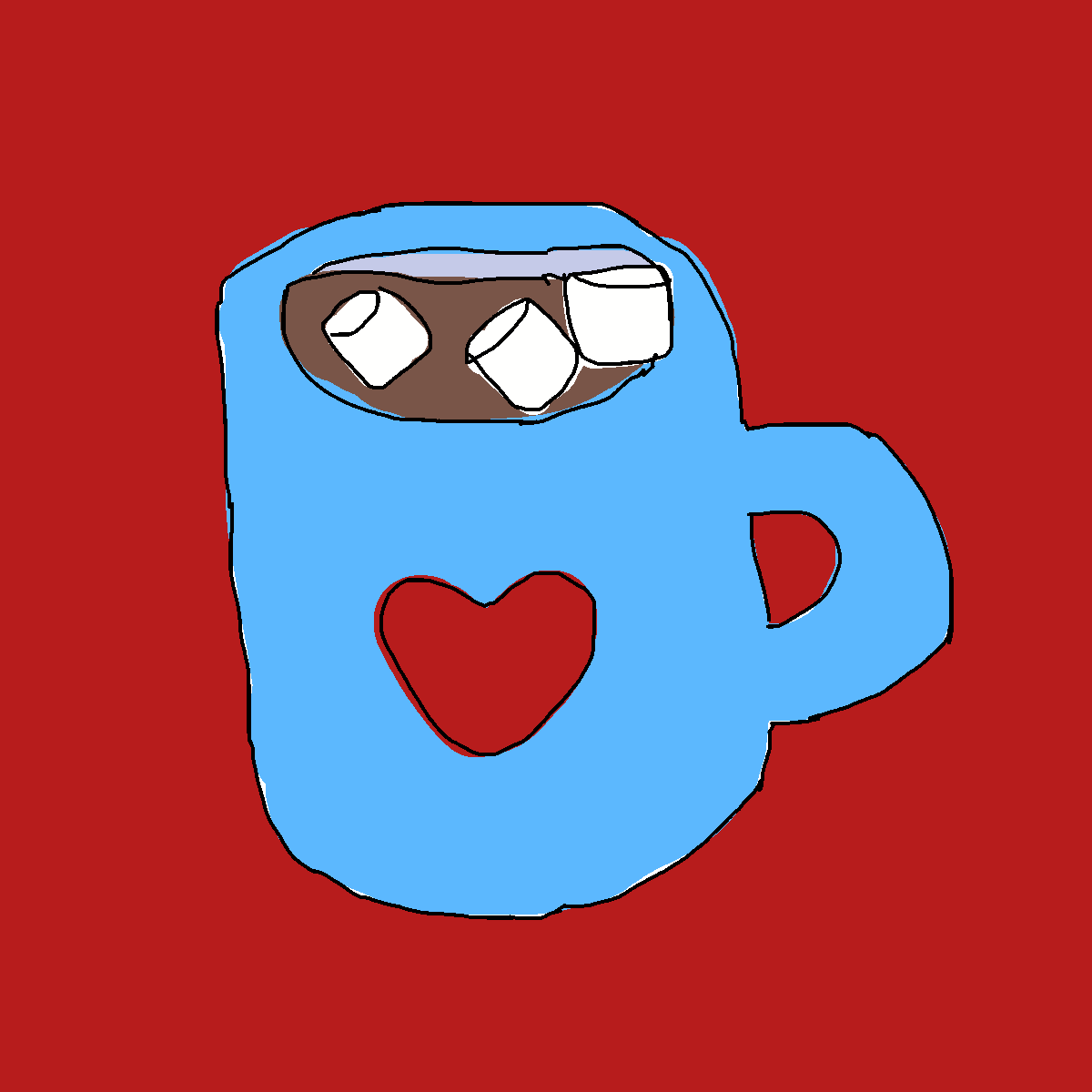 Hot Cocoa drawing by krissywissy