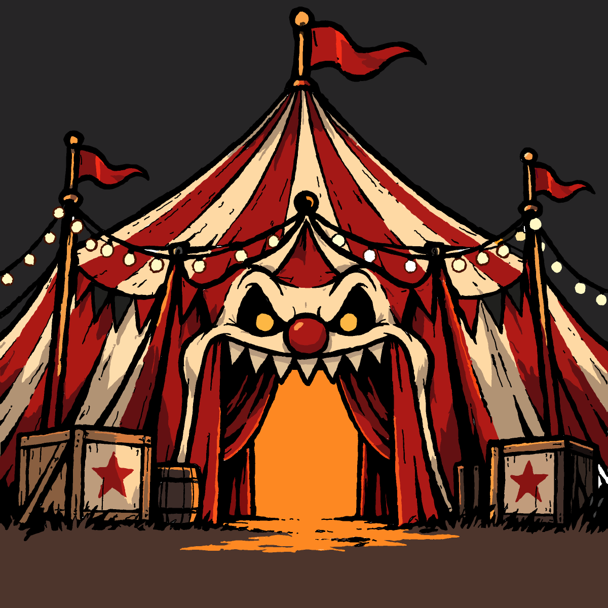 Circus drawing by Guardianoflives