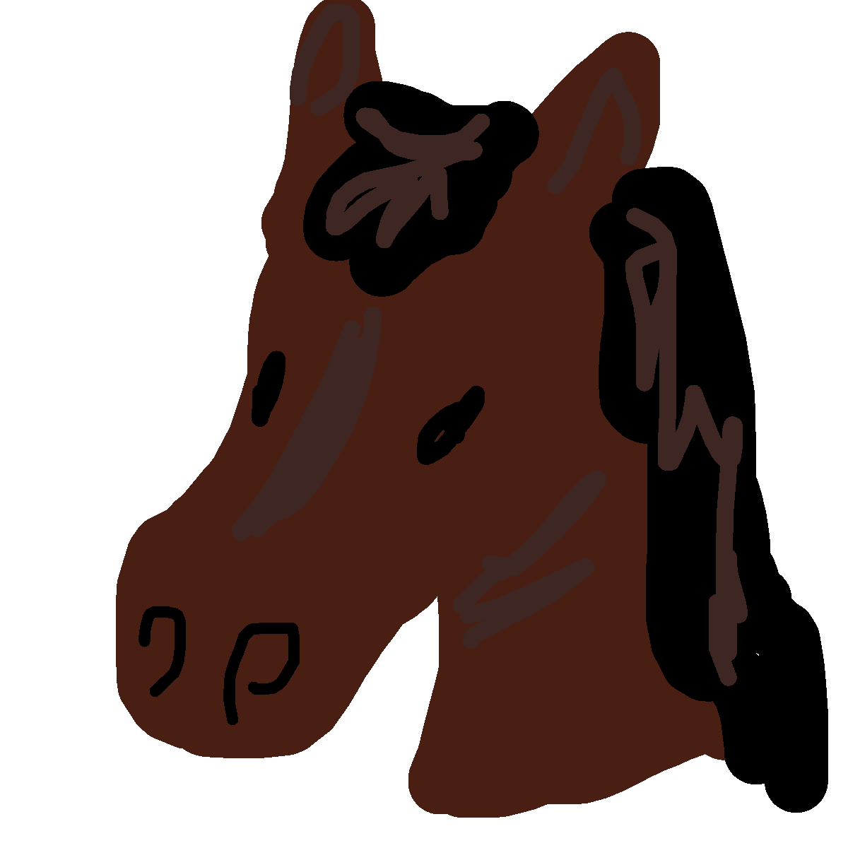 Horse drawing by maymay