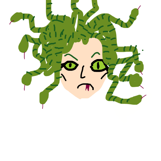 Medusa drawing by izball