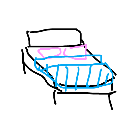 Bed drawing by honey crisp