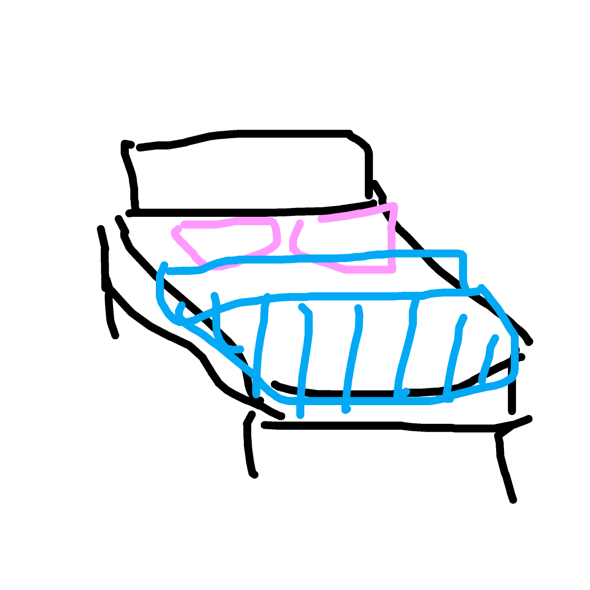Bed drawing by honey crisp