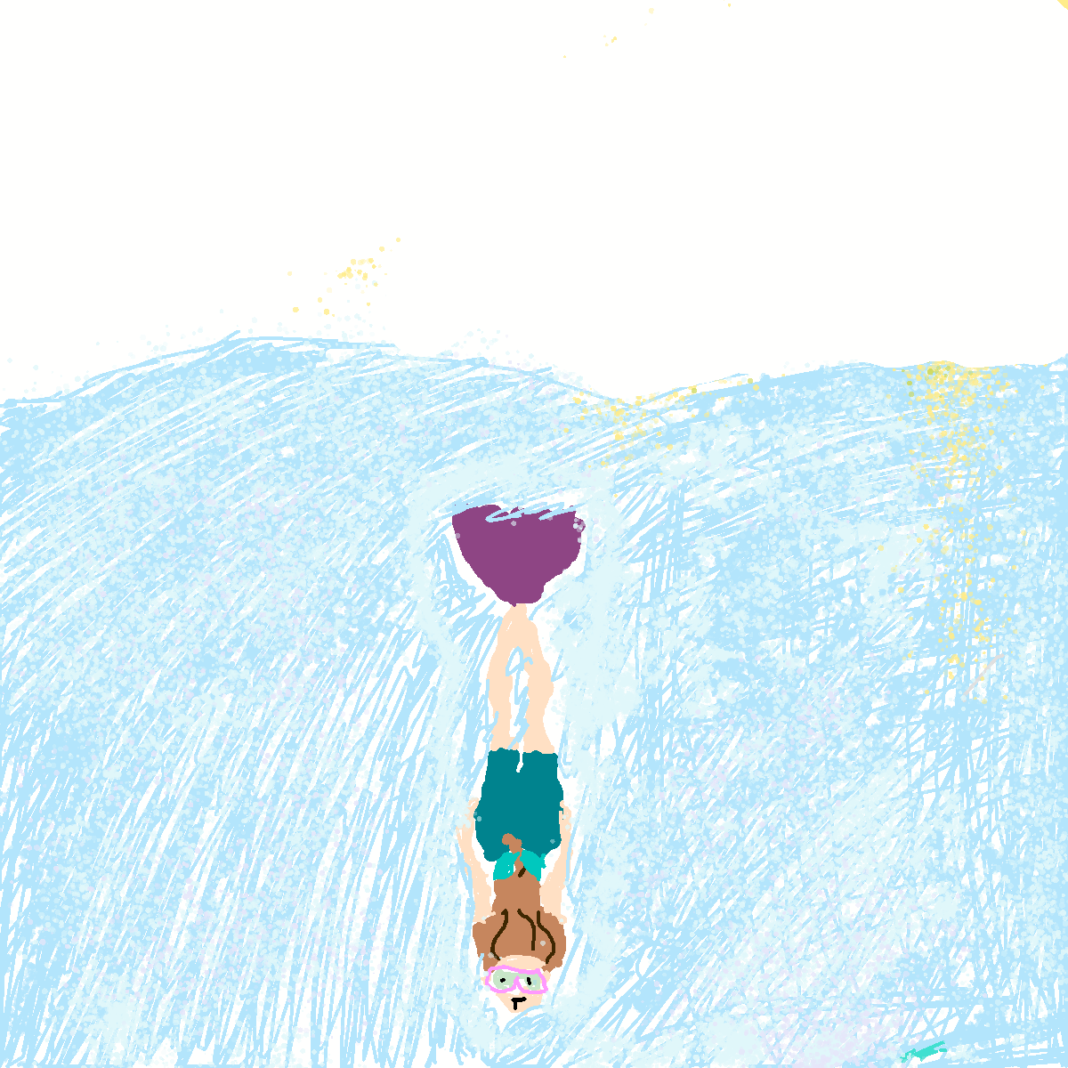 Snorkel drawing by navy-cyan-trade