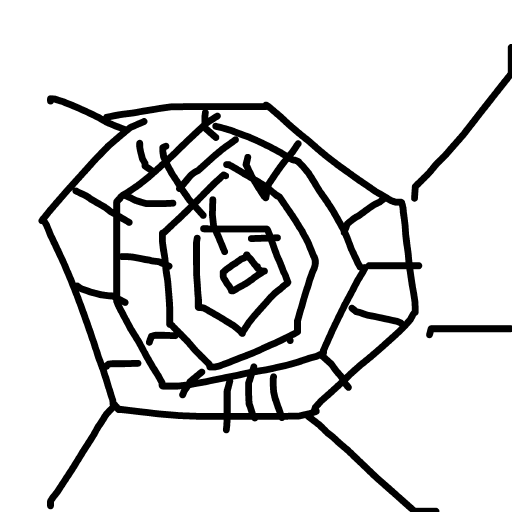 Spider Web drawing by wave-zest-painter