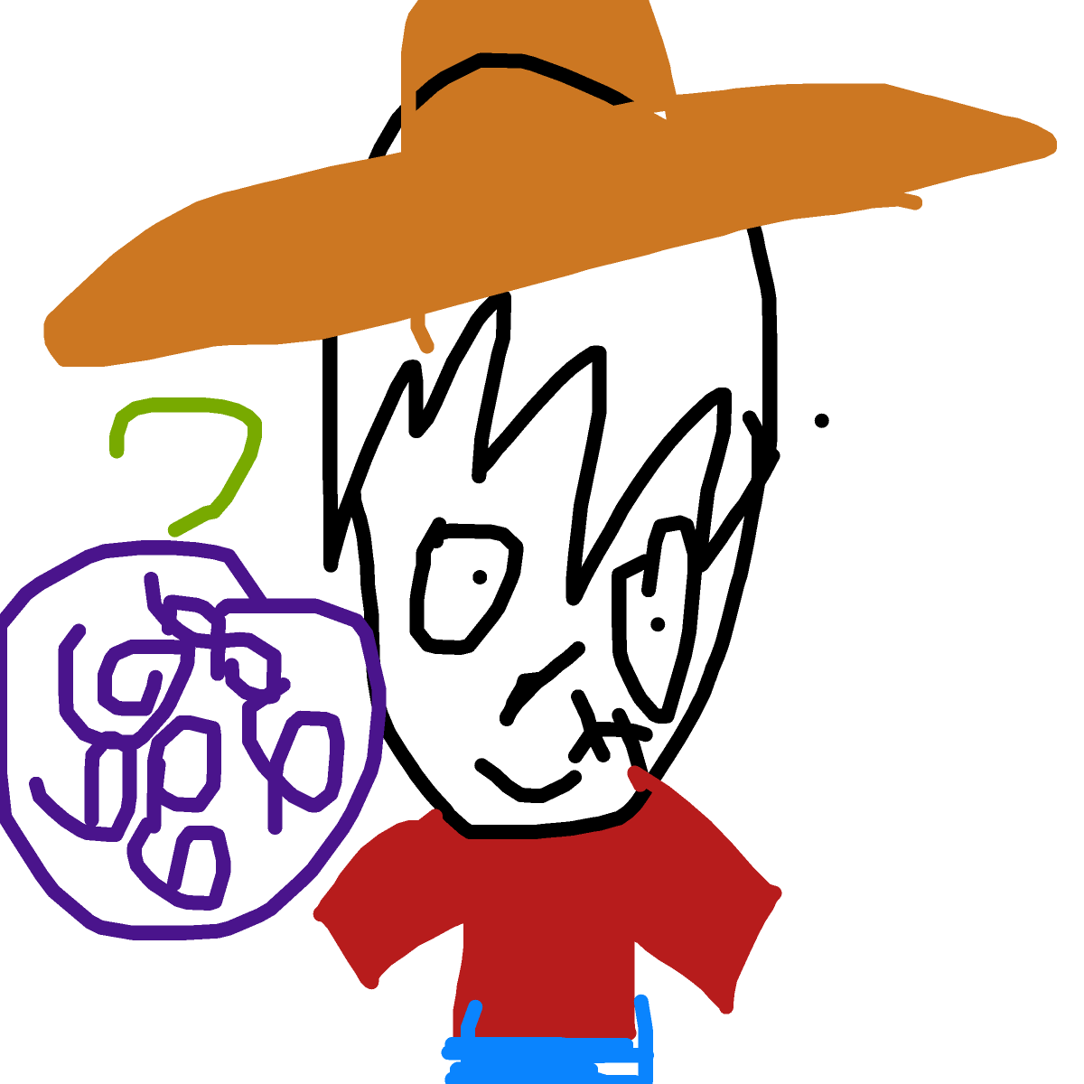 Luffy drawing by pink-great-charm