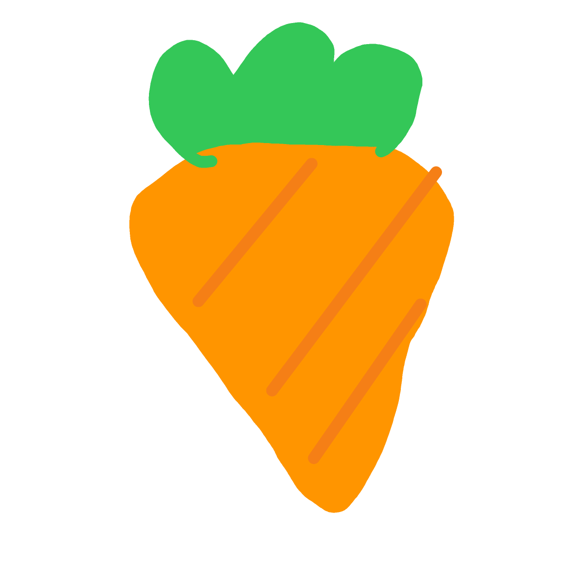 Carrot drawing by sonic-amber-way