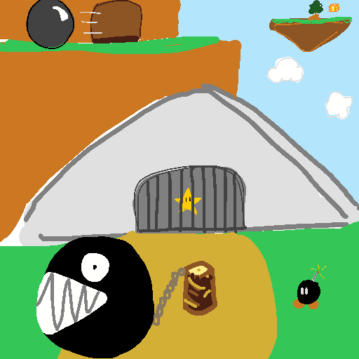 Chain Chomp drawing by thatmykahguy