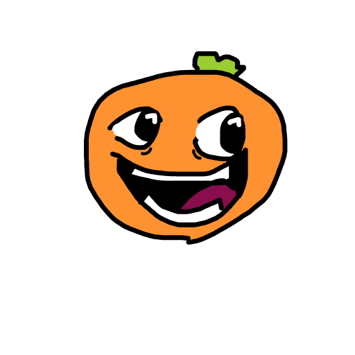 Orange drawing by nokiah