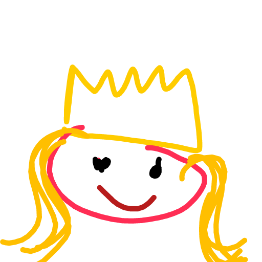 Princess drawing by Suzi