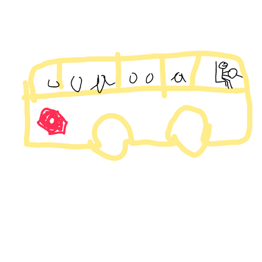 School Bus drawing by Mr Doodles