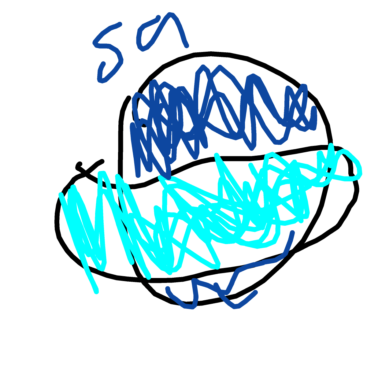 Saturn drawing by sure-cool-will