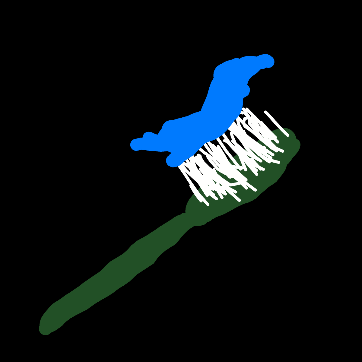 Toothbrush drawing by Bri3