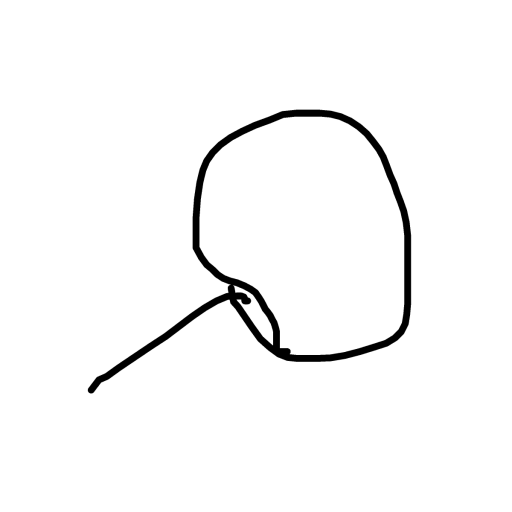 Lasso drawing by butter