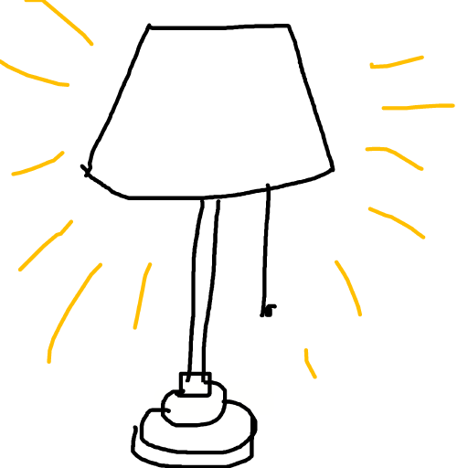 Lamp drawing by mikestam195