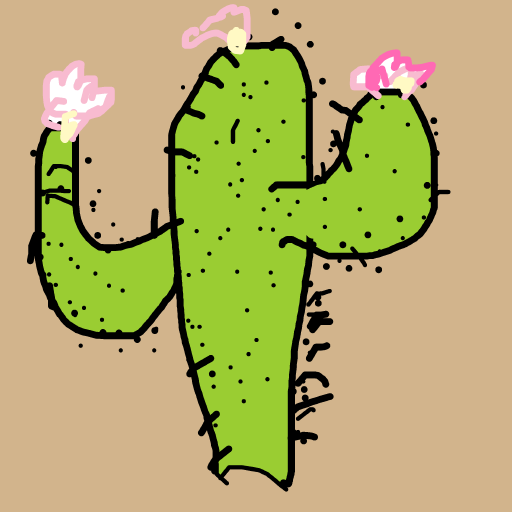 Cactus drawing by jivemarlin