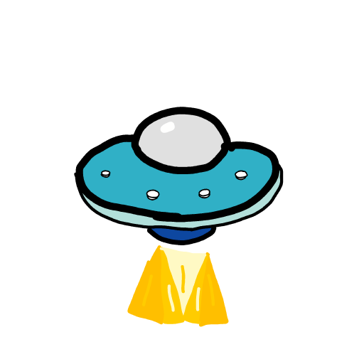 UFO drawing by 1singular_sensation