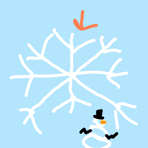 Snowflake drawing by ismael