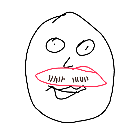 Mustache drawing by Nuss