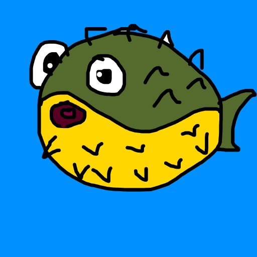 Pufferfish drawing by countnicula