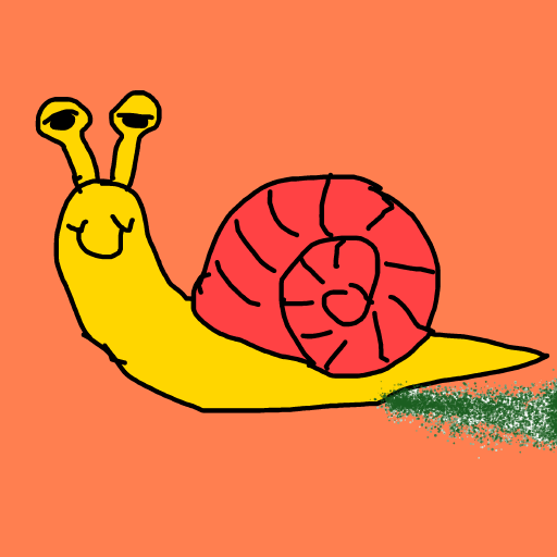 Snail drawing by dan