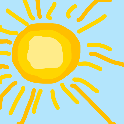 Sun drawing by lin