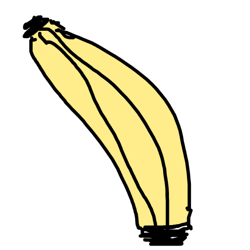 Banana drawing by fresh-ink-dream
