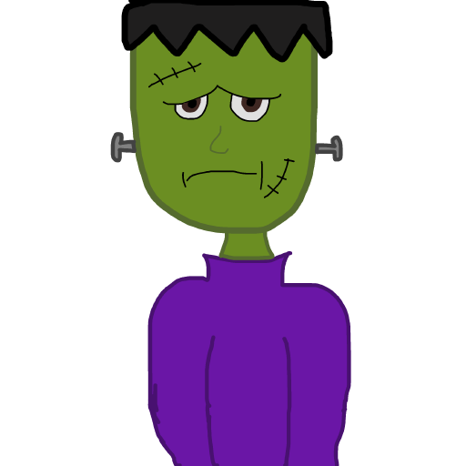 Frankenstein drawing by clear-cyan-drive