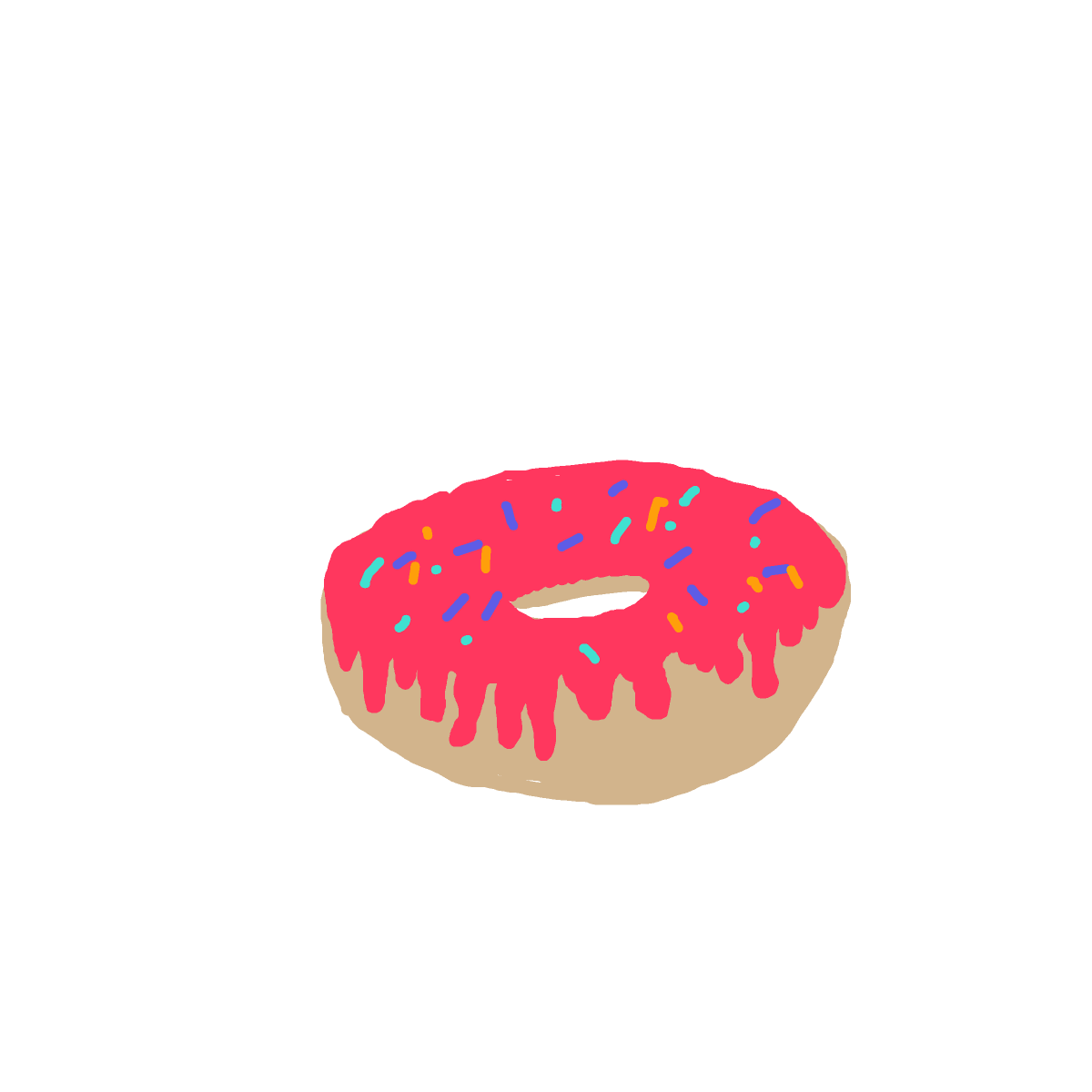 Donut drawing by kaitlynx3