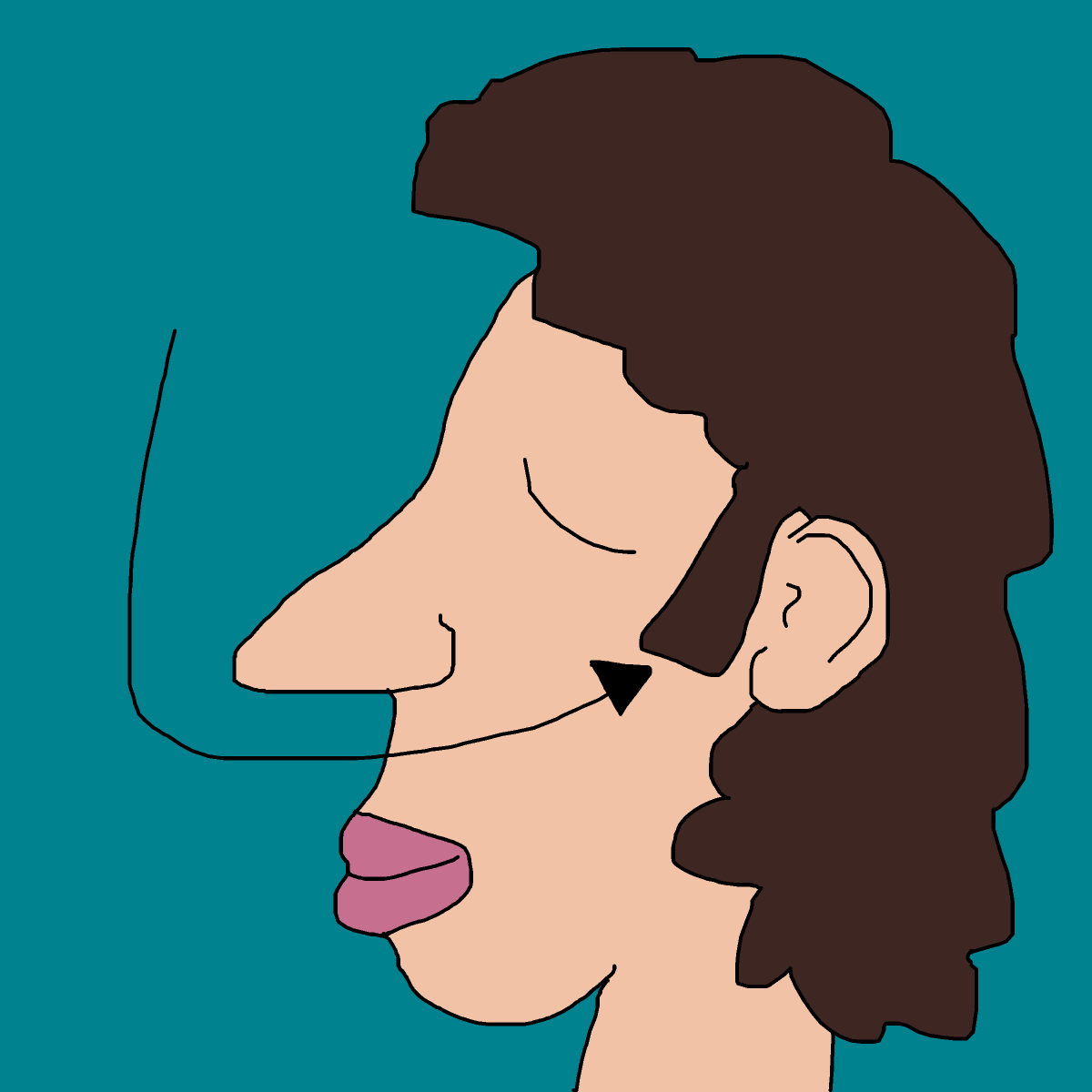 Sideburns drawing by krissywissy