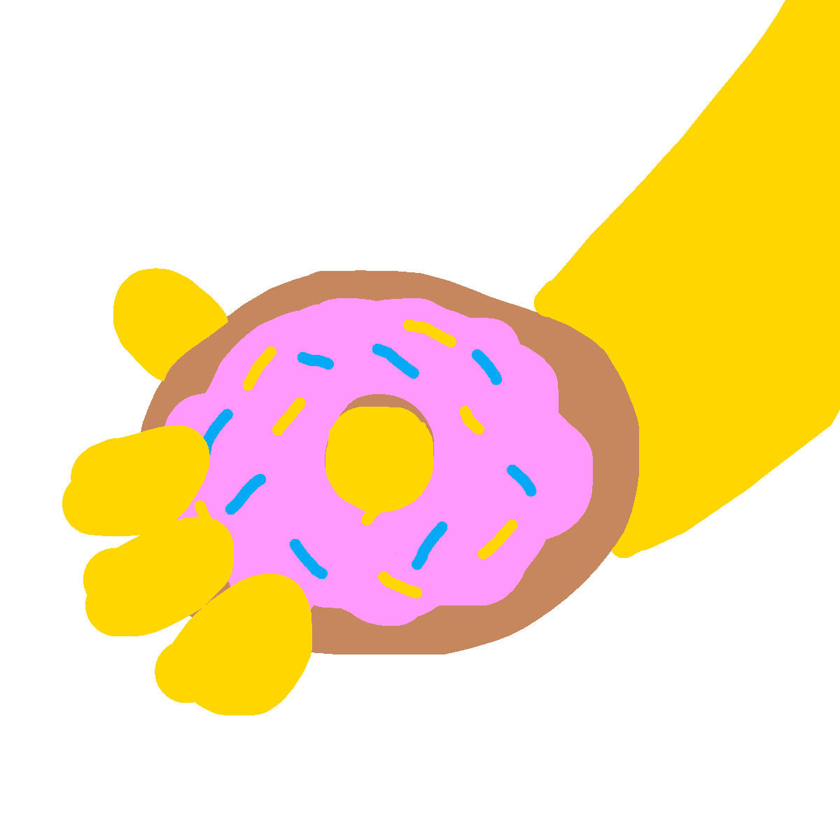 Donut drawing by jashezilla