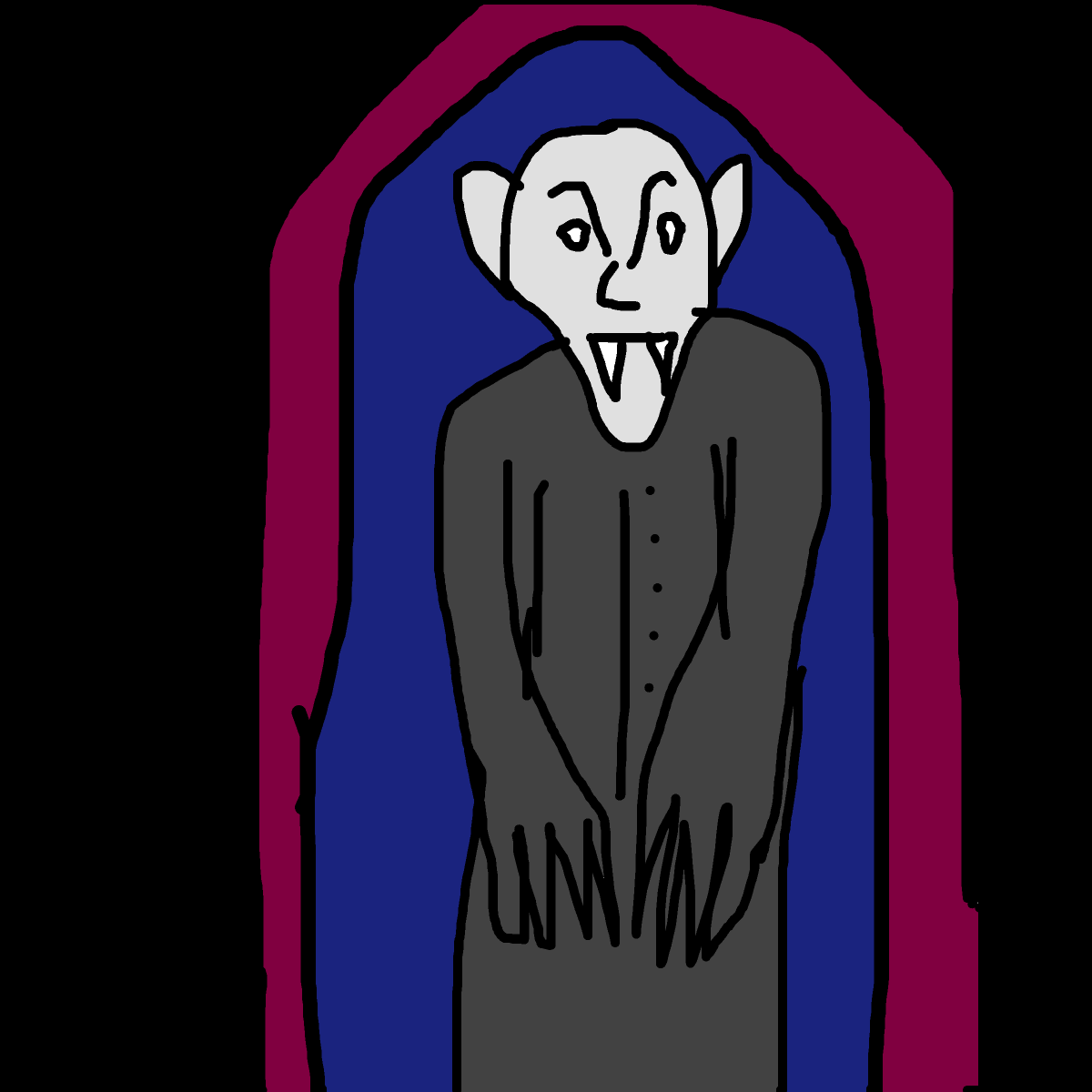 Nosferatu drawing by johnny boy