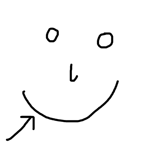 Smile drawing by mikestam195