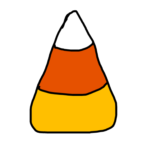 Candy Corn drawing by spleenonlean