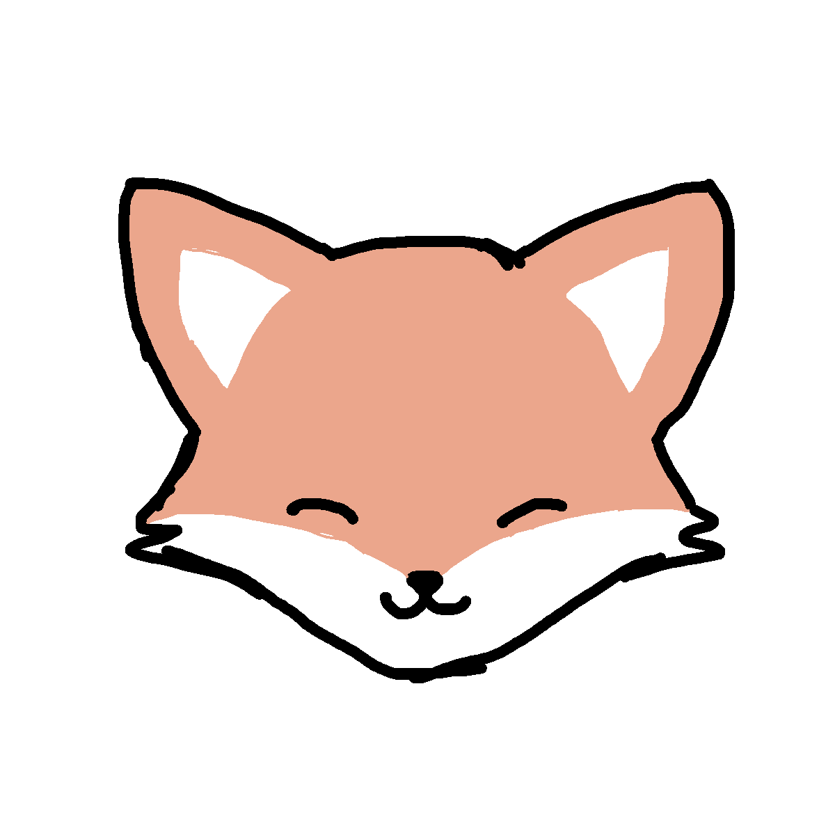Fox drawing by kyle