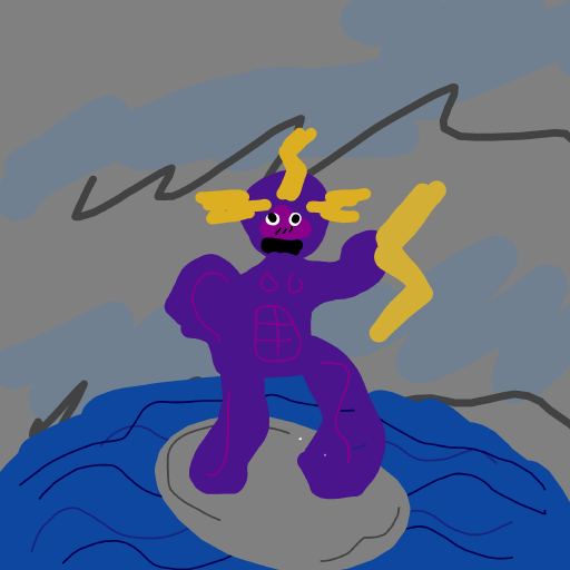 Kraken drawing by Fih