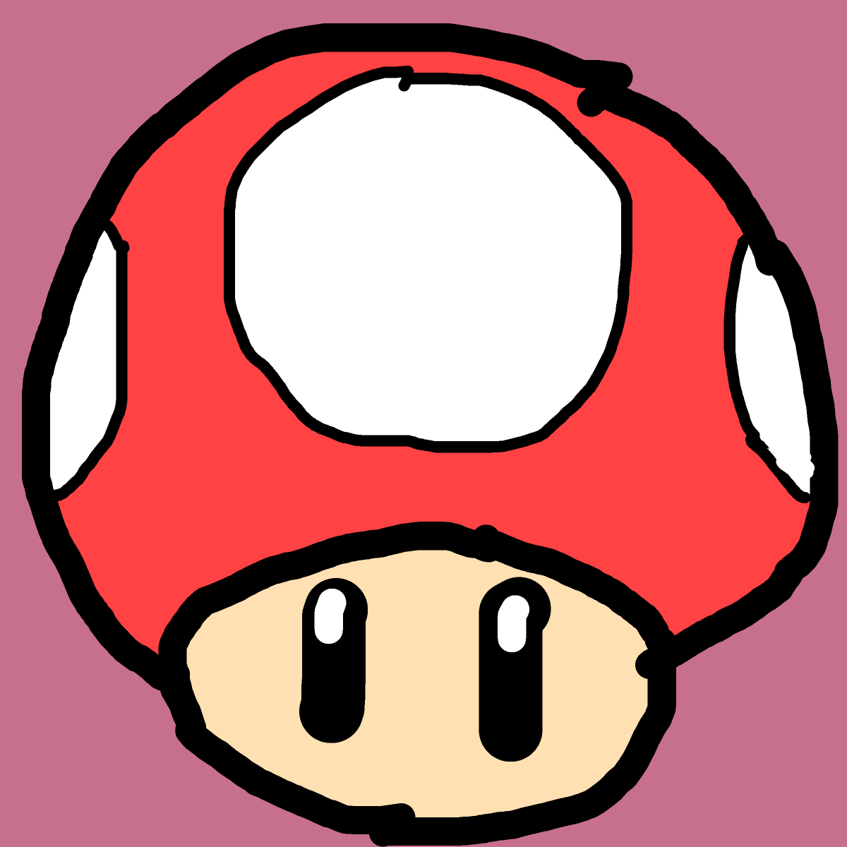 Super Mushroom drawing by dan
