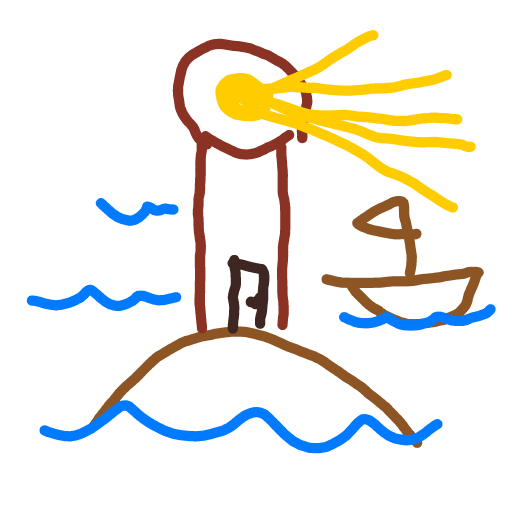 Lighthouse drawing by pixel-olive-app