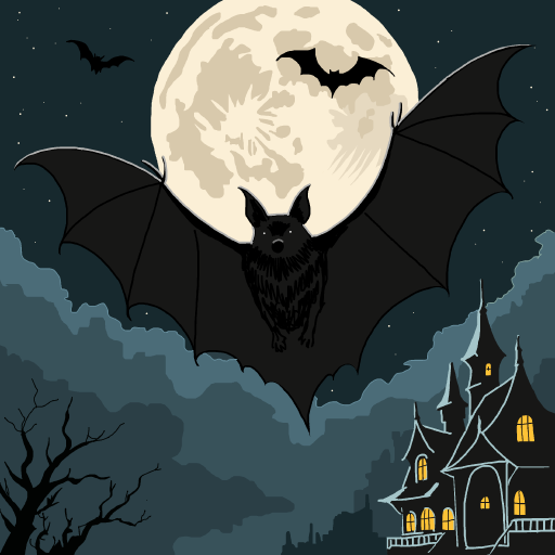 Bat drawing by firecracker